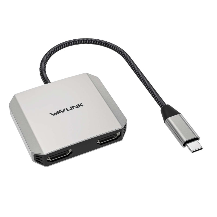 WAVLINK WL-UHP510Pro Convertitore video 4K/60Hz Adattatore USB-C maschio a doppio HDMI femmina, WL-UHP5 WAVLINK WL-UHP510Pro Convertitore video 4K/60Hz Adattatore USB-C maschio a doppio HDMI femmina, WL-UHP5